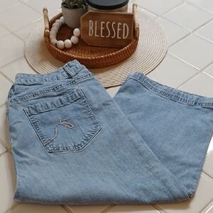 Faded Glory Stretch Denim Capri
